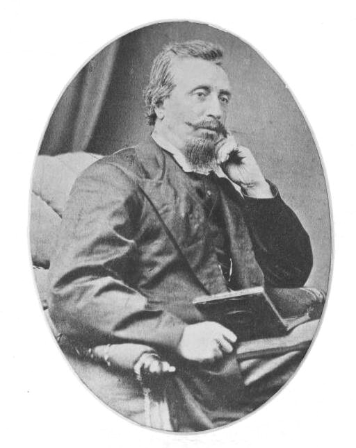 Portrait of Rev. William Meirion Evans from about 1865